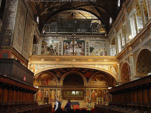 De kerk van San Maurizio in Milaan