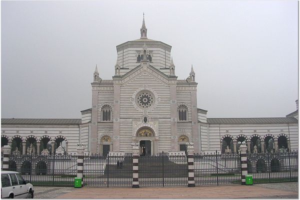 The Monumental Cemetery, the cemetery  of the most important people of Milan