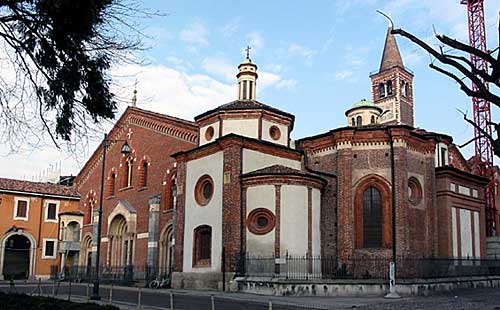 The Basilica of Sant'Eustorgio in Milan
