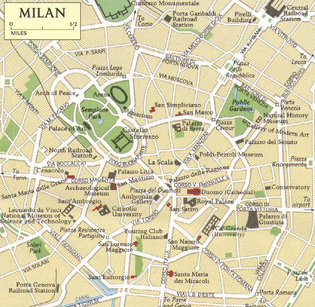 Visit Milan, discover the Milanes typical corner thanks to the Map of About Milan: your travel guide of Milan