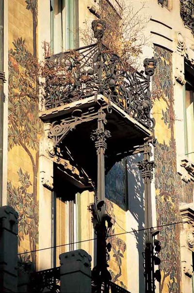An example of stile liberty in Milan