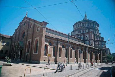 Santa Maria delle Grazie, la iglesia que aloja la pntura de Leonardo da Vinci el Última Cena