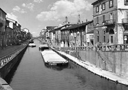 &Eacute;rase una vez: vista del barrio Navigli y de los canales navegables de Mil&aacute;n 