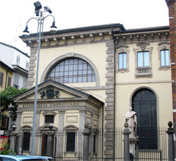 The Ambrosian library in Milan